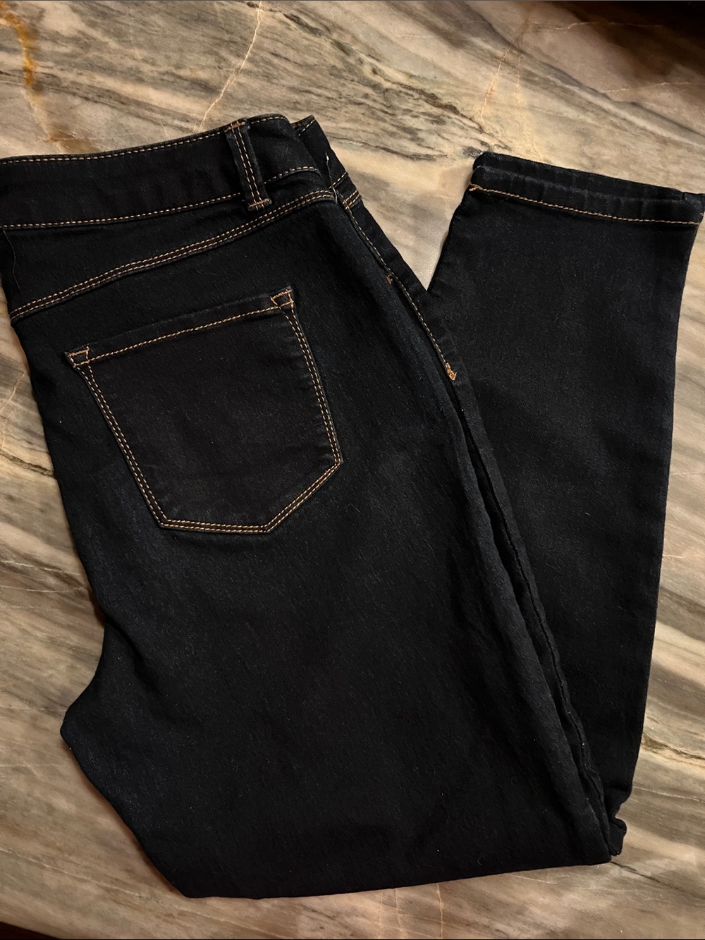 D. jeans Skinny Jeans with Contrast Stitching